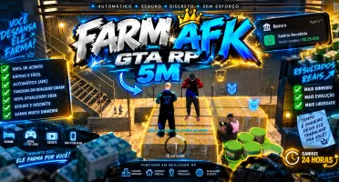 🔥 Gta Rp Fivem | Farm Afk Automático 2026 | 100% Atualizado