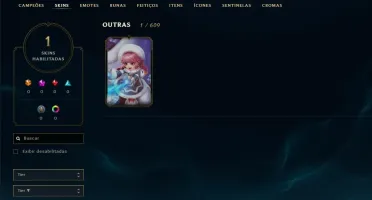 conta lol level 30 unranked