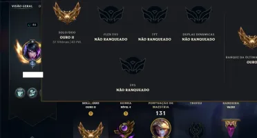 Ouro 2 com 65 Champs e 11 Skins