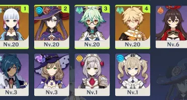 GENSHIN CONTA KAMISATO AYAKA + MONA E SUCROSE AR10