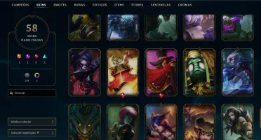 Conta League of Legends lvl 30 Conta criada em 2011 Skins Ra