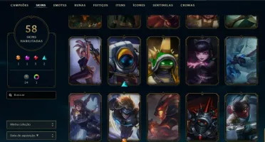 Conta League of Legends lvl 30 Conta criada em 2011 Skins Ra
