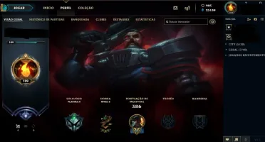 Conta League of Legends (Platina 2)