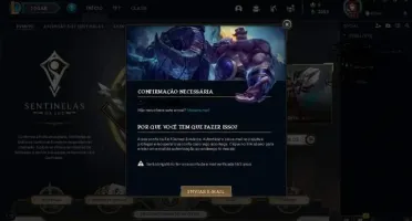 Conta league of legends platina 4 Sem email confirmado