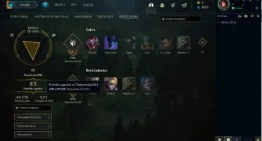 Conta league of legends platina 4 Sem email confirmado