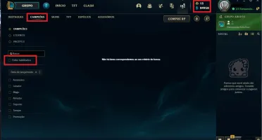 CONTA TOP LOL (OTODOS OS CAMPEÕES ) + SKIN VITORIOSAS