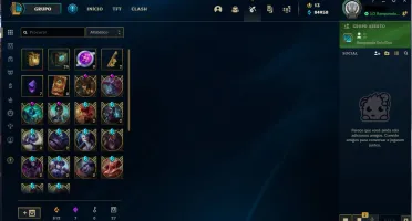 CONTA TOP LOL (OTODOS OS CAMPEÕES ) + SKIN VITORIOSAS