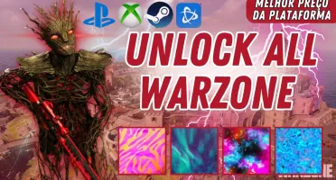 UNLOCK ALL WARZONE 3.0| ESCOLHA SUA CAMUFLAGEM | ARMAS META