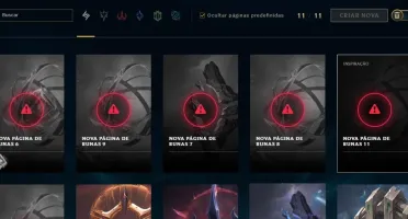 Conta LOL Platina, criada em 2011 com todos os champions