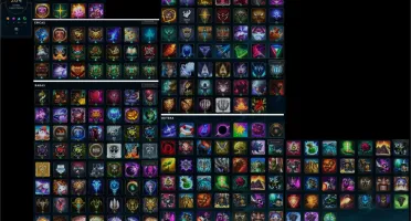 Conta LOL Platina, criada em 2011 com todos os champions