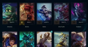 conta lol level 30 unranked
