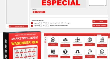 Wa Sender Red (Revenda com vídeo aulas) - Última Versão
