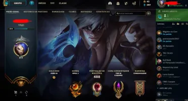 Conta Ouro com as melhores skin q saiu no ano de 2019/20