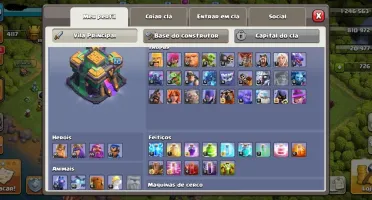 Clash of Clans cv 14 quase full barato