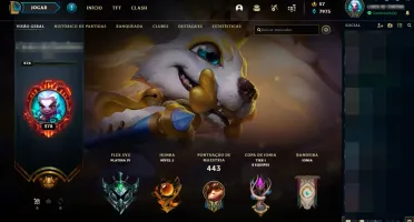 CONTA LOL COM 479 SKINS