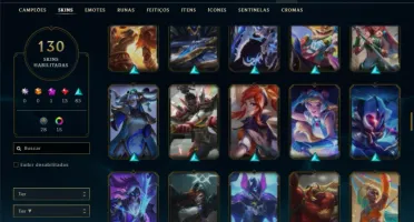 Prata 3 com 130 Champs e 130 Skins