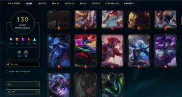 Prata 3 com 130 Champs e 130 Skins