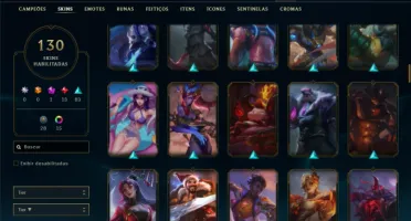 Prata 3 com 130 Champs e 130 Skins