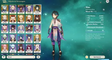 Genshin impact - ⭐9 peronagens 5 estrelas + 3 armas⭐