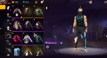Conta de Free Fire Angelical Azul