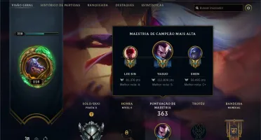 CONTA MAIN YASUO 55 SKIN BARATA