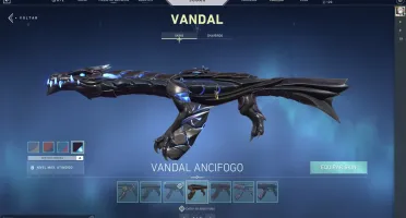 Valorant Gold 2, 9 Skins! Faca Jett e Butterfly