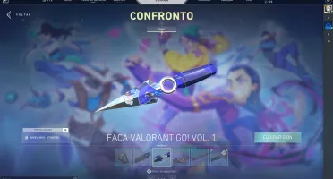 Valorant Gold 2, 9 Skins! Faca Jett e Butterfly