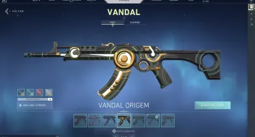 Valorant Gold 2, 9 Skins! Faca Jett e Butterfly