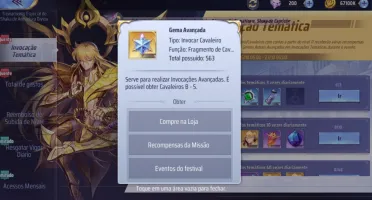 Cc Saint Seiya Novo Serv A141 Muitas Invocações