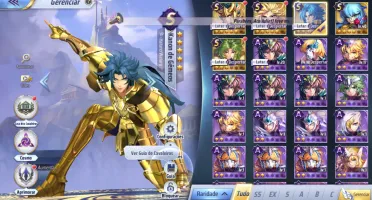 Cc Saint Seiya Novo Serv A141 Muitas Invocações