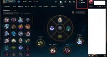 CONTA OURO, LVL 54 VÁRIOS CAMPEOES