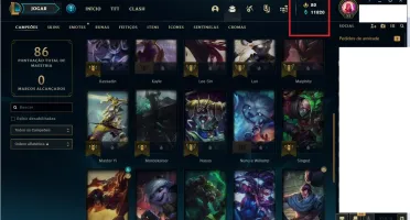CONTA OURO, LVL 54 VÁRIOS CAMPEOES