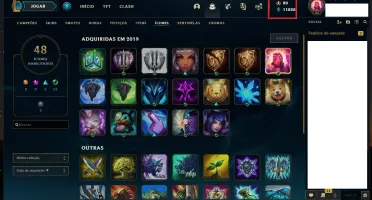 CONTA OURO, LVL 54 VÁRIOS CAMPEOES