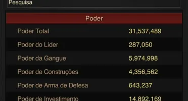 Conta Máfia City Mansão 36 (ELITE 6), Lider 47