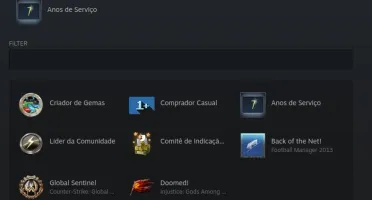 CONTA STEAM 7 ANOS [CS PRIME - AGUIA2 E TODAS AS INSIGNIAS]