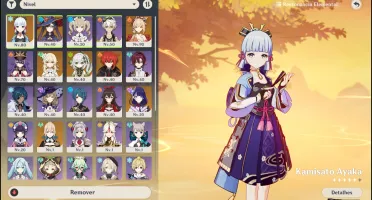 Conta Genshin AR50 com 7 T5 e 28 T4