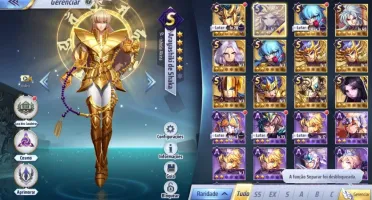 SAINT SEIYA AWAKENING - COM 1550 GEMAS AVANÇADAS E LIVROS