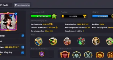 Conta 8ball poll 5 tacos lendário