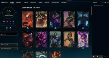 Conta de LoL Ouro 3 (LVL 318)