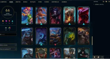 Conta de LoL Ouro 3 (LVL 318)