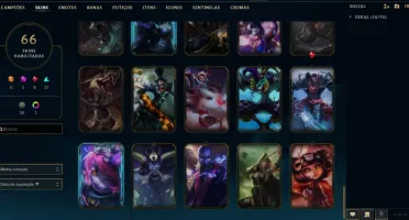 Conta de LoL Ouro 3 (LVL 318)