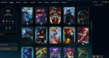 Conta de LoL Ouro 3 (LVL 318)
