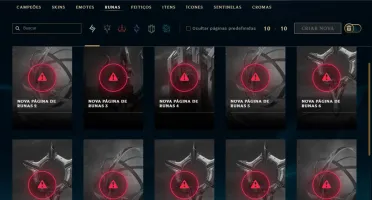 Conta Diamante 4 Skin kayle juiza e 10 páginas de runa
