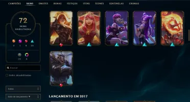 Conta Diamante 4 Skin kayle juiza e 10 páginas de runa