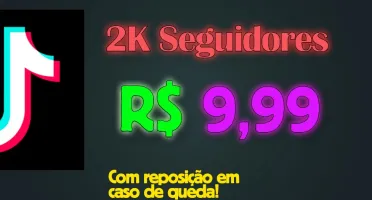 500 Seguidores Tik Tok por R$ 3,99 ! Entrega Rápida e Segura