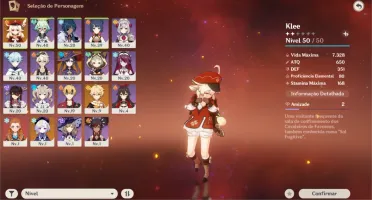 KLEE + QIQI + MONA + BANNER 100% GARANTIDO