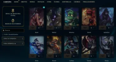[Entrega Automática] Lol Ferro, 47K Ea, Lvl 30, Upada à mão