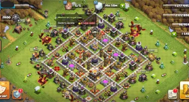 CLASH OF CLANS CV11 FULL ... SÓ COMPRAR E UPAR PARA O 12