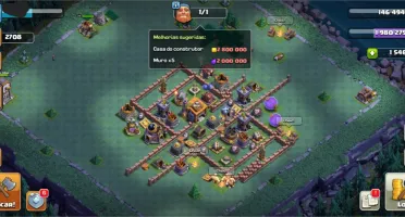 CLASH OF CLANS CV11 FULL ... SÓ COMPRAR E UPAR PARA O 12
