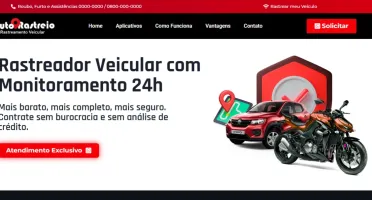 Site para empresa de rastreamento veicular em Wordpress